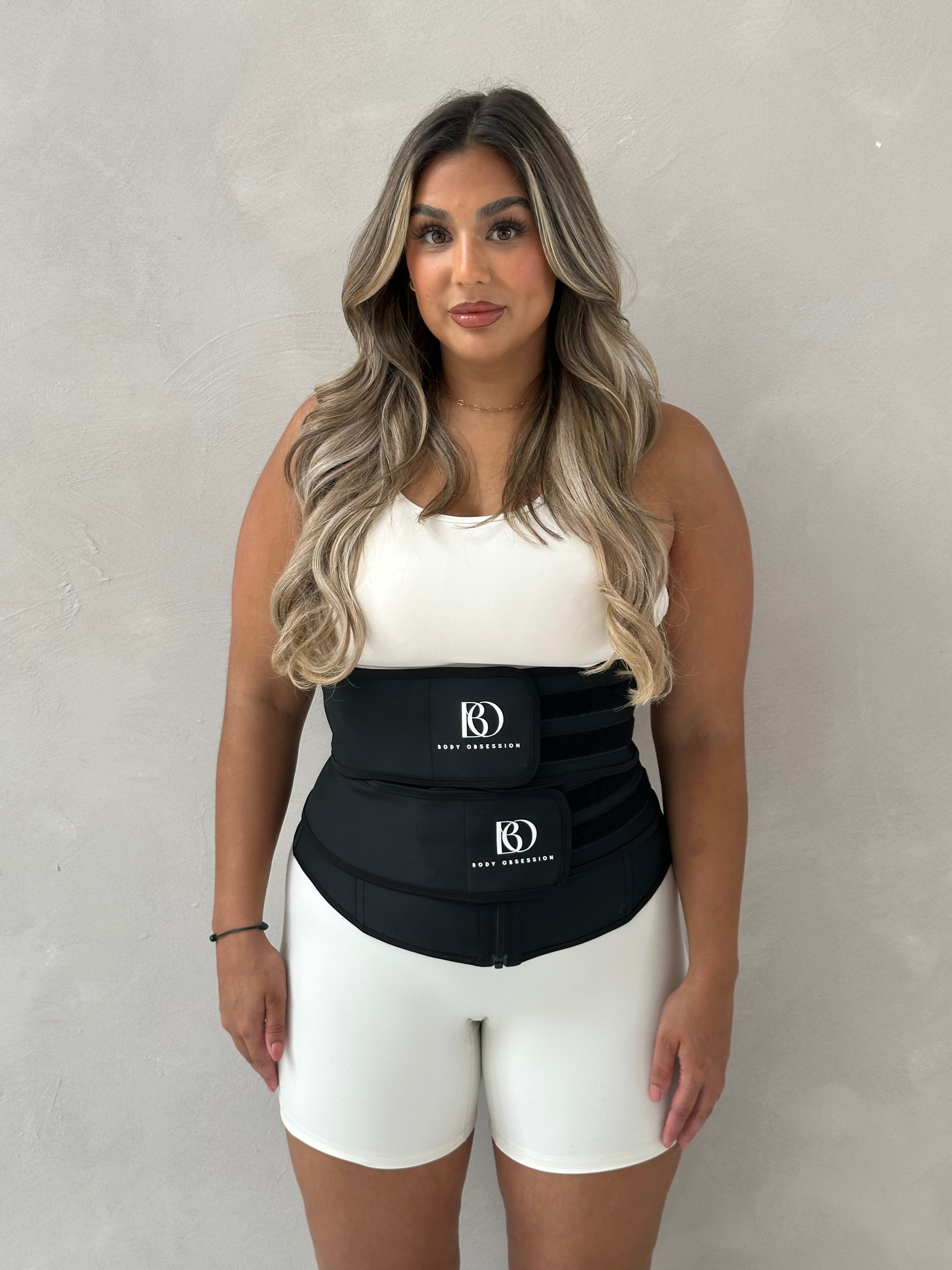 Latex double waistband (Zipper only)